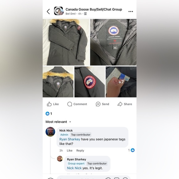 Canada Goose Parka  with fur for Men - Picture 13 of 13